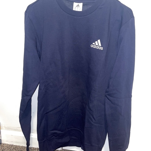 Adidas sweatshirt blue NWT men’s size small - Picture 3 of 5